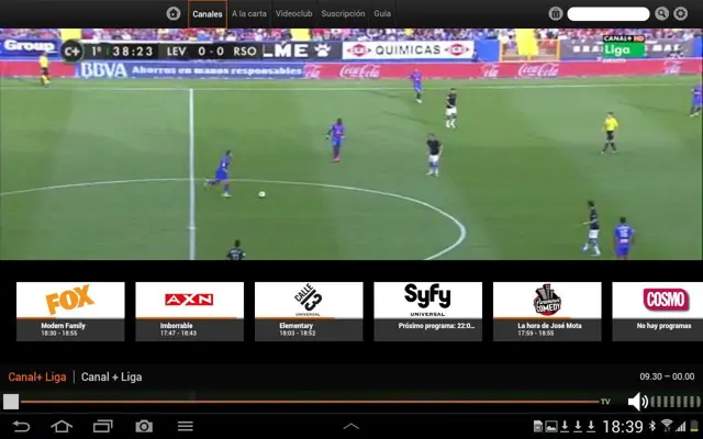 Orange TV android App screenshot 1